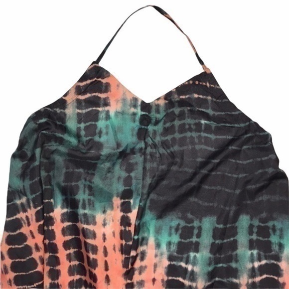 Halter Long Tye Die Dress - Picture 4 of 11